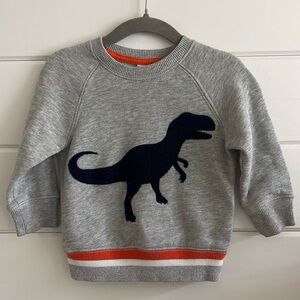 Gap Boys Dinosaur Sweatshirt Size 12-18 months